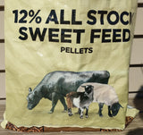 Market Tote bag made from Recycled Feed Bags - Sweetfeed