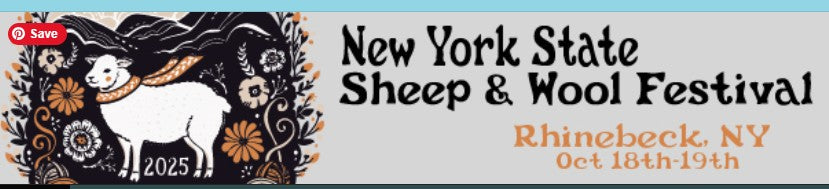 See You at Rhinebeck! (New York State Sheep &amp; Wool Festival 2025)