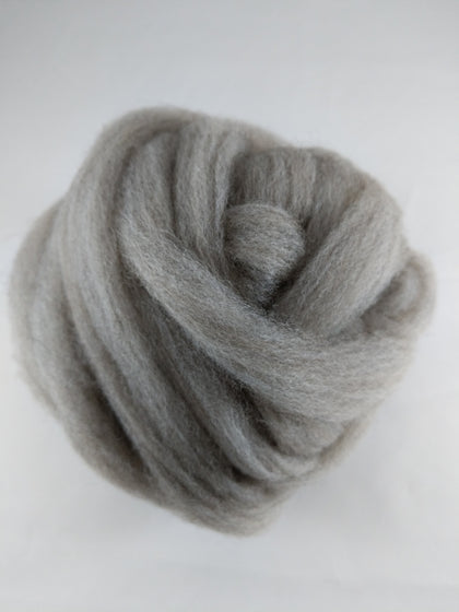 1 oz Soft Shetland Combed Top - Grey 2026