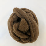 1 oz Soft Shetland Combed Top - Brown 2022