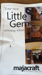Scratch and Dent Majacraft Little Gem Spinning Wheel, Lazy Kate and Carrying Bag